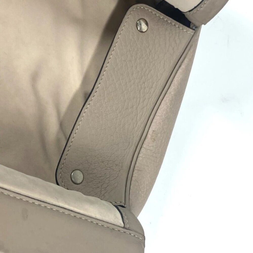 HERMES Equi Pouch Flap Clutch bag Leather Gurege Based - Picture 11 of 16